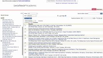 Finding News Articles Using Lexis Nexis