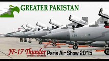 JF-17 Thunder dazzling air display - Paris Air Show 2015