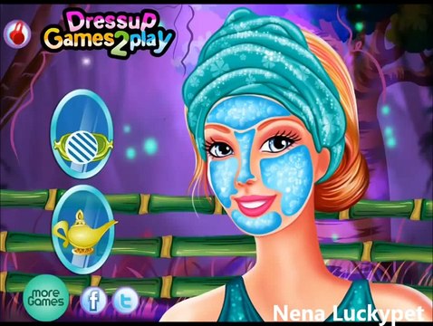 Amazing Barbie Fabulous Facial Makeover Video Play-Barbie Games-Beauty Girls Games