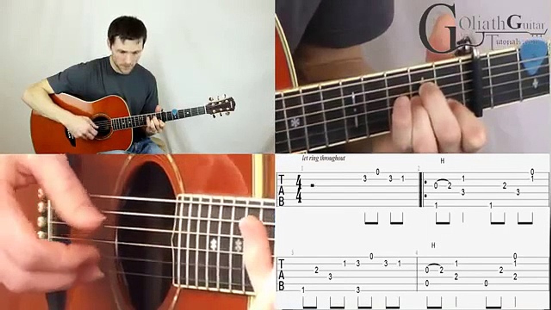 How To Play Let Her Go - Passenger - Tutorial Tabs / Guitar Lesson - video  Dailymotion