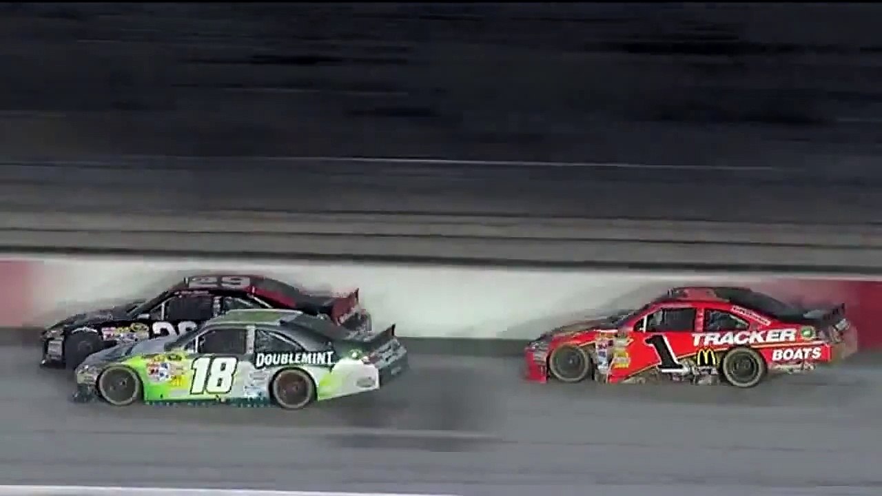 NASCAR Darlington 2011- KEVIN HARVICK AND KYLE BUSCH FIGHT!!!!!!