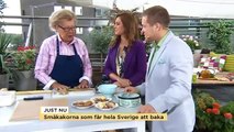 Birgitta Rasmusson lär dig baka småkakor och bullar - Nyhetsmorgon (TV4)