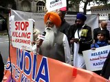 Dal Khalsa UK 63rd Indian Independence Day Protest London - Manmohan Singh Khalsa Speech