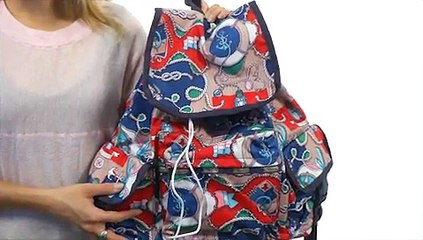 LeSportsac Voyager Backpack Litho Dot Blue - Shoppersfeed.com Free Shipping BOTH Ways