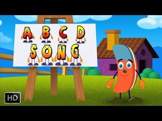 ABC Song - Alphabet Song - Nursery Rhymes with Lyrics - Phonics Songs