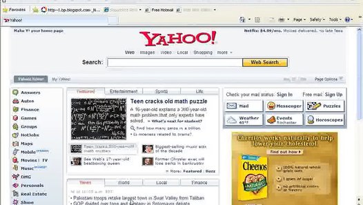 How to make yahoo your homepage video dailymotion