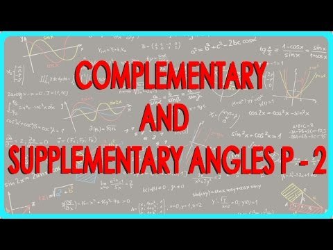 164-Class VII - Online Maths - Complementary and supplementary Angles P - 2