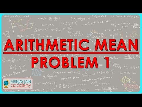 $ CBSE Class VII Maths, ICSE Class VII Maths - Arithmetic mean - Problem 1