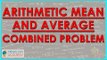 $ CBSE Class VII Maths,  ICSE Class VII Maths -  Arithmetic mean and average - Combined Problem