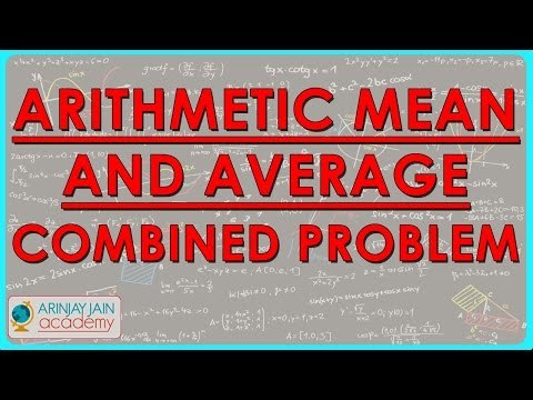 $ CBSE Class VII Maths, ICSE Class VII Maths - Arithmetic mean and average - Combined Problem