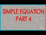 $ CBSE Class VII Maths,  ICSE Class VII Maths -  Simple equation Part 4