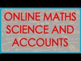 Class VI, VII, VIII, IX, X, XI and XII  - Online Maths, Science and Accounts at www.iedubook.com