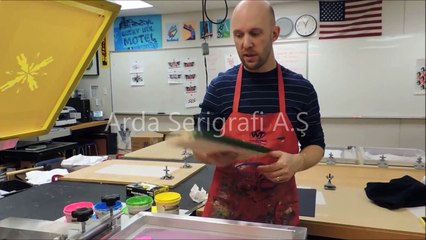 İpek germe ile serigrafi baskı nasıl yapılır?