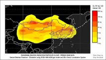 Le vrai parcours du Nuage de Fukushima (True Cloud Fukushima way)