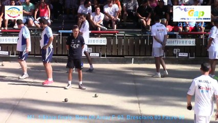 2015 France Doubles à Gap, Sport Boules, huitièmes de finale M1