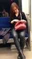 Girl on bath salts becomes possessed on train..
