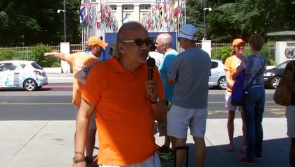 Intervention du Politologue Ahmed BENANI 09-07-2015 en soutien à Ali Lmrabet devant le Palais des Nations Unies à Genève