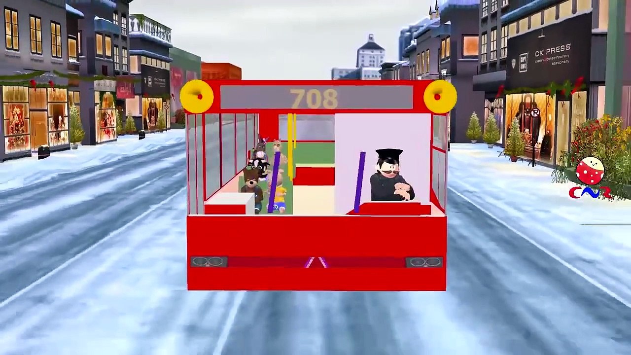 Animals Cartoons for Children Wheels On The Bus...