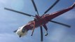 Helicopter Crews Pick Up Water to Quench Californian Lake Fire