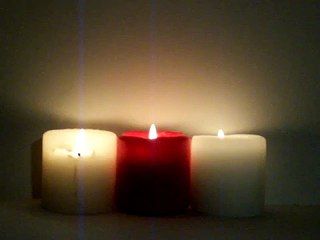 Red in White Candle Tantra