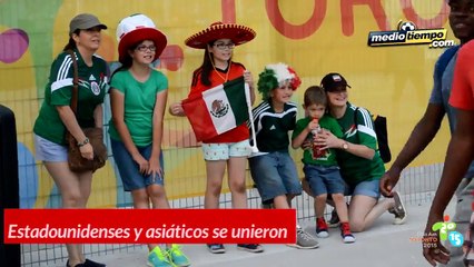 Estadounidenses y asiáticos se unieron en apoyo al Tri