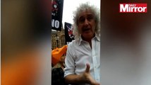 Daily Mirror_Brian May at Team Fox demo in London 14Ju15