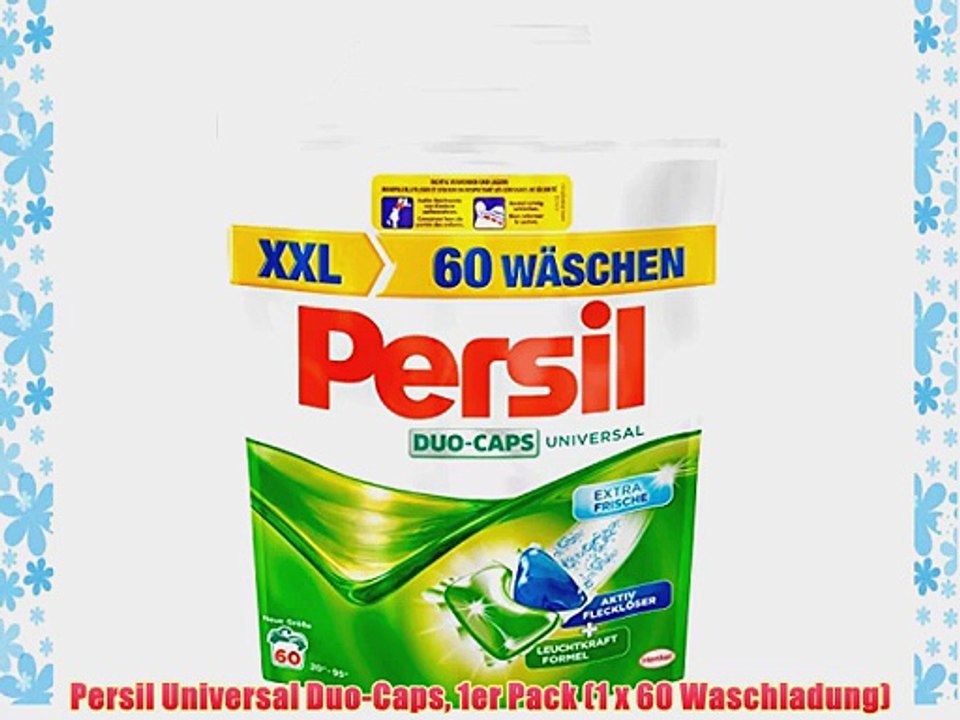 Persil Universal Duo-Caps 1er Pack (1 x 60 Waschladung)