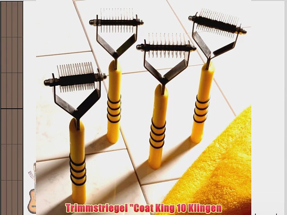 Trimmstriegel Coat King 10 Klingen