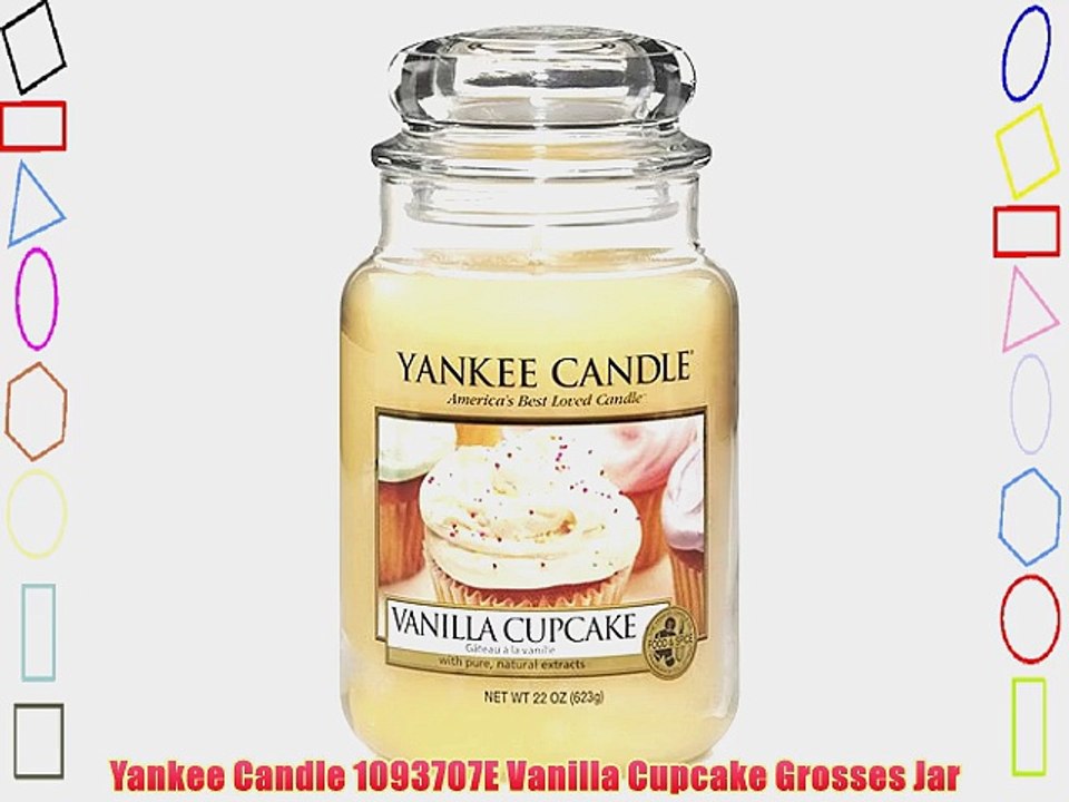 Yankee Candle 1093707E Vanilla Cupcake Grosses Jar