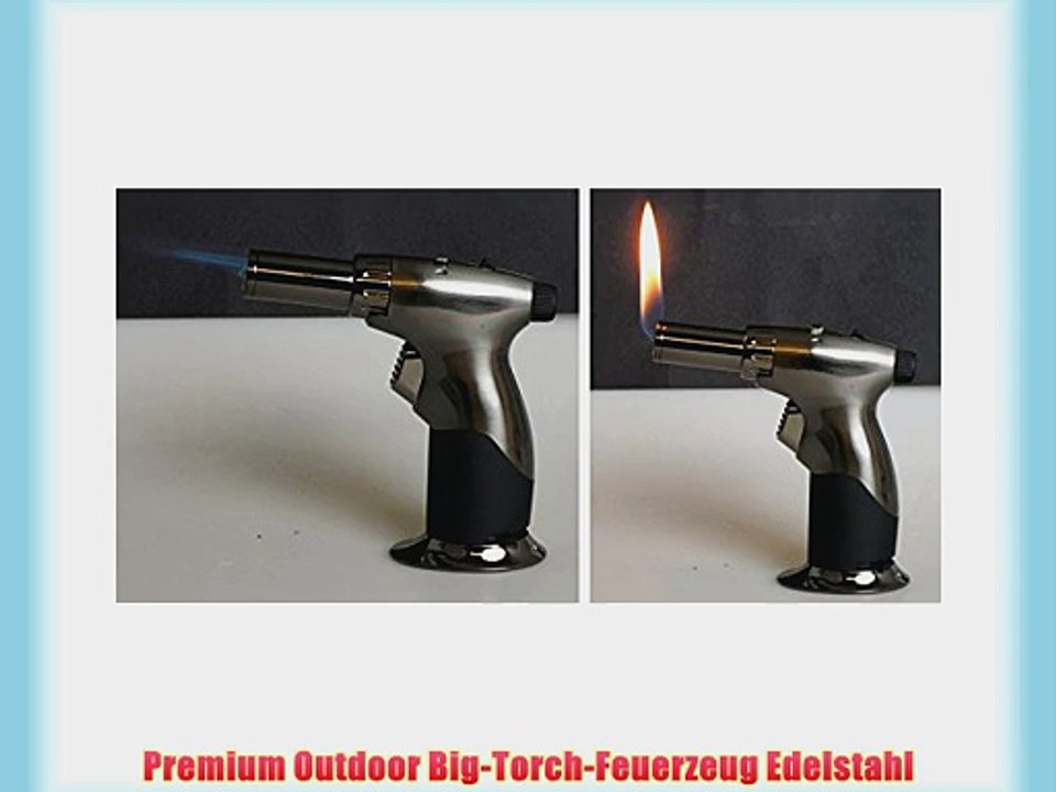 Premium Outdoor Big-Torch-Feuerzeug Edelstahl