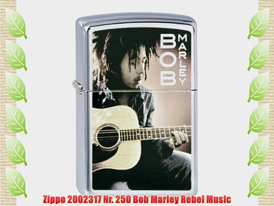 Zippo 2002317 Nr. 250 Bob Marley Rebel Music