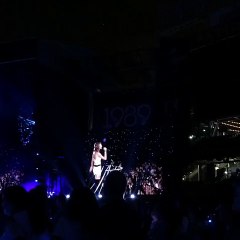 Taylor Swift fica presa em andaime em show