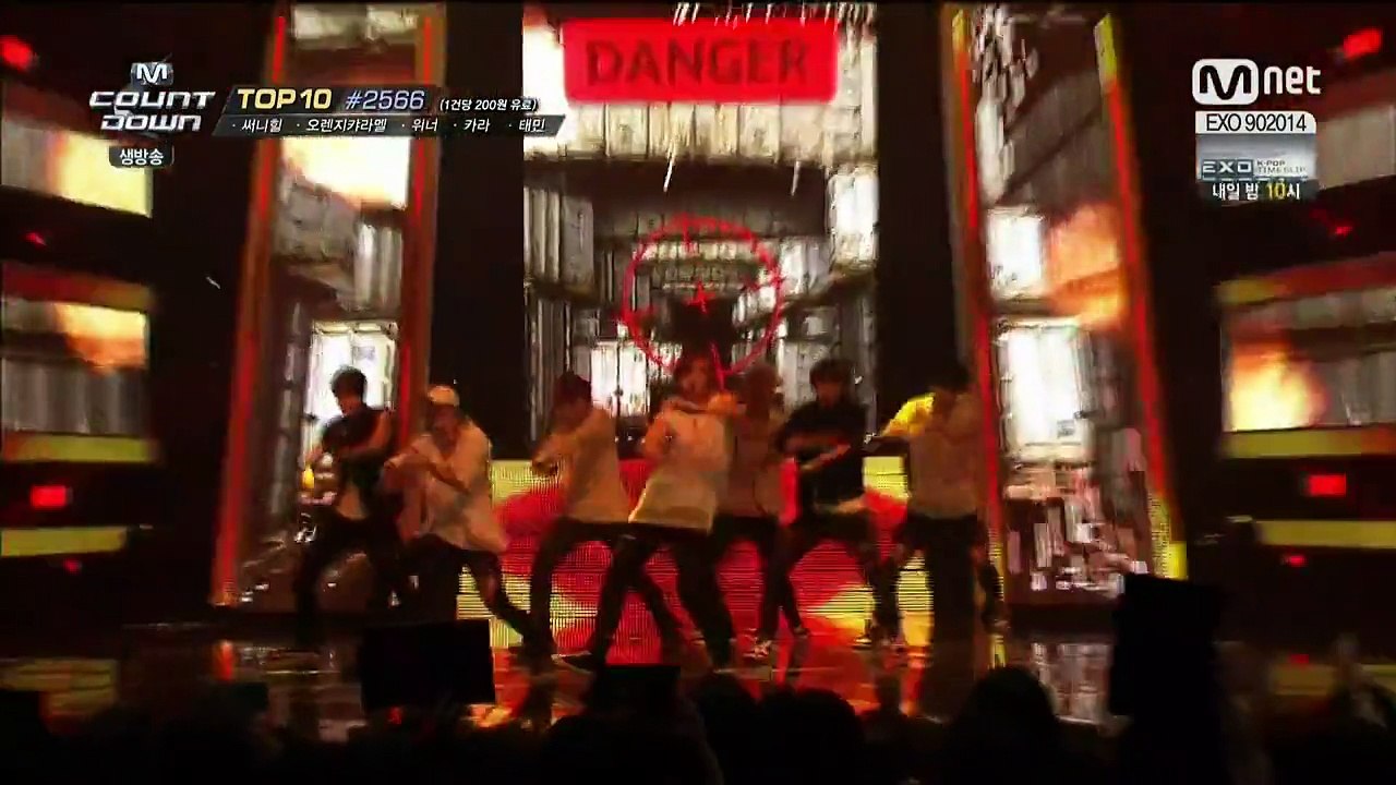 140828 M Countdown 방탄소년단(BTS) - Danger