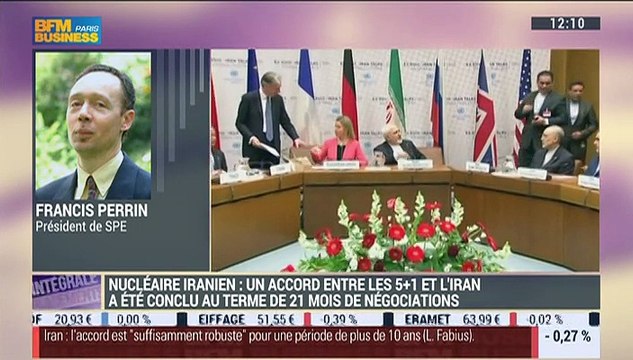 Un accord sur le programme nucléaire à été conclu entre les 5+1 et l'Iran: Francis Perri – 14/07