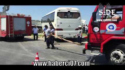 Manavgat'ta Tur Otobüsü Kazası