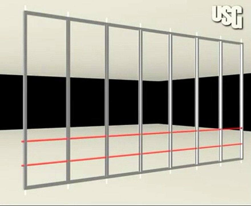 Instalación de muro interior con sistema Tablaroca®