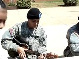 Preston Deluz in Basic Training singing Let's Just Kiss and Say Goodbye, by the Manhattan's