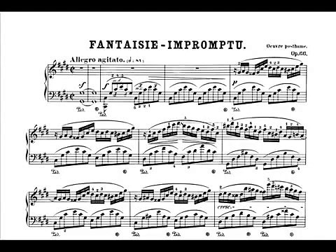 Chopin Fantaisie Impromptu, Op 66 Arthur Rubinstein