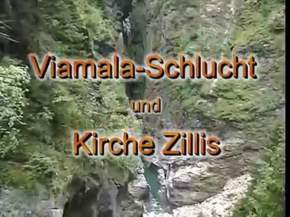 Viamala-Schlucht und Kirche Zillis