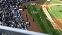 Andy Pettitte throws out the Ceremonial First Pitch at ALDS Game 2!