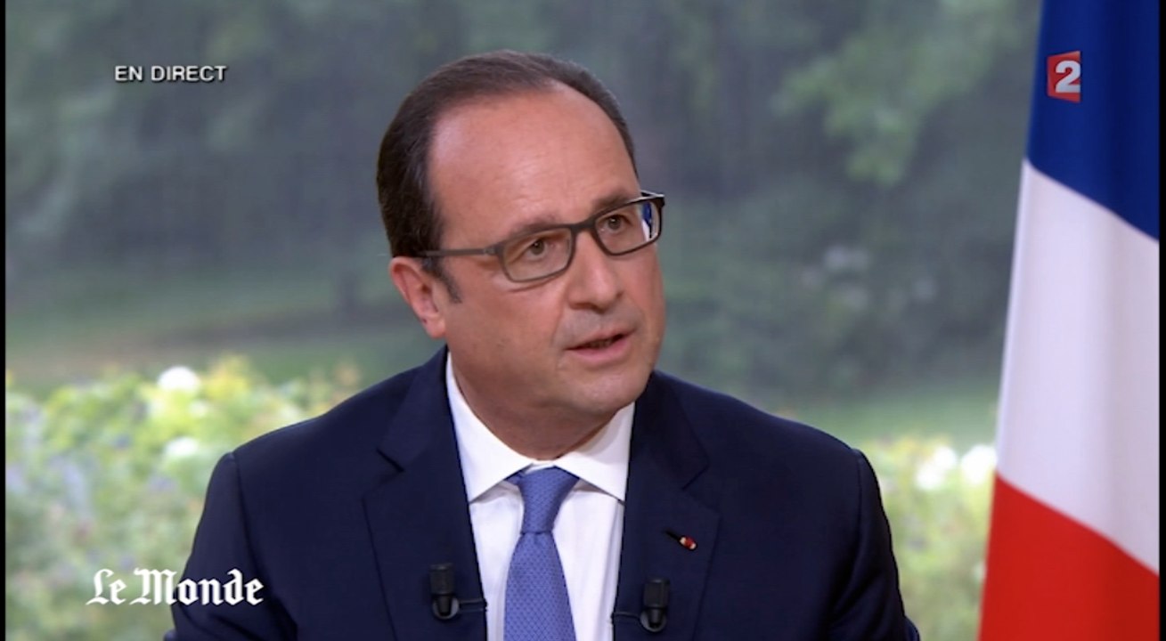 François Hollande  : "Nous sommes face à des groupes qui mettent en cause les civilisations"