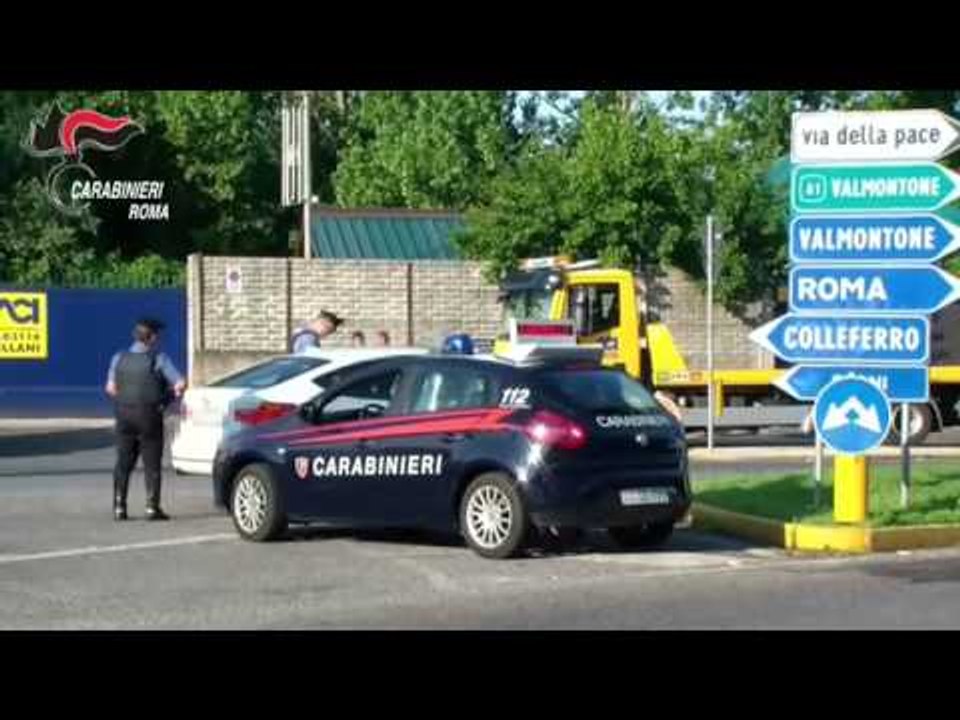 Roma - Operazione antidroga Carabinieri Collefe...