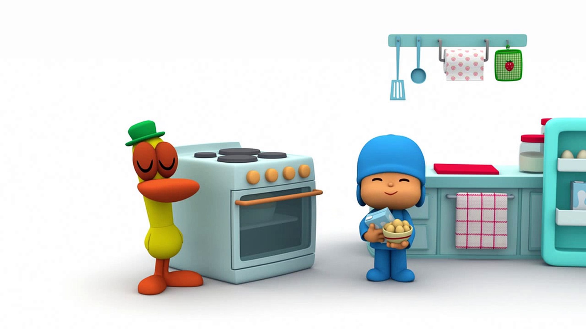 🍳 LET'S GO POCOYO! - Cozinhando com Elly  DESENHOS ANIMADOS de POCOYO em  PORTUGUÊS do BRASIL 