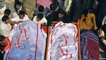 Pakistan mosque blast: Mass funerals for Shia victims