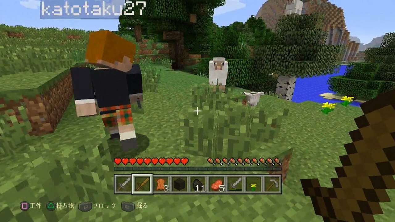 【Japanese Minecraft LP #2】I played GAME with friend.