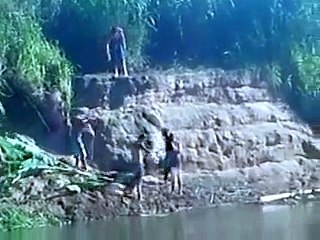 Two girls are attacked and eaten by an Anaconda