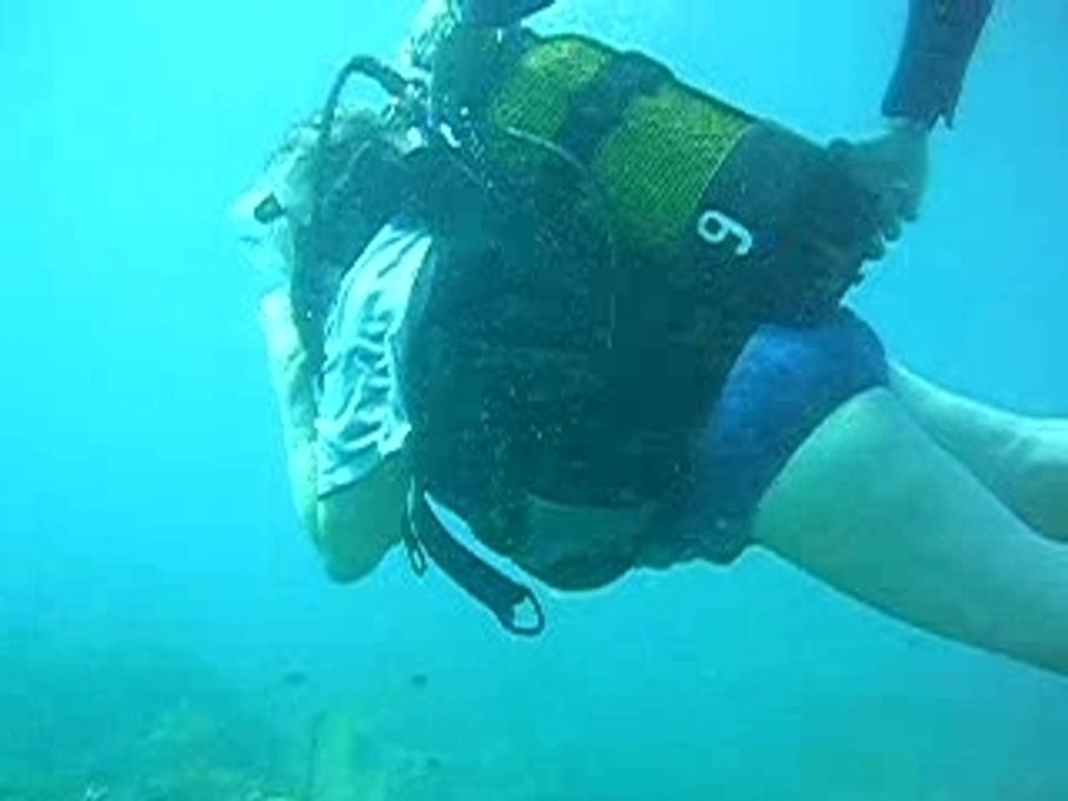 Baptème de plongée....