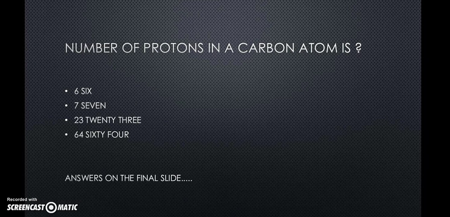 001 INTRODUCTION TO THE ATOM-ELEMENTS AND ATOMS