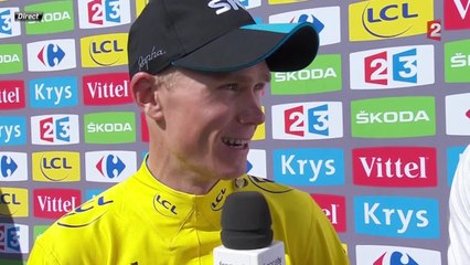 VIDEO - Chris Froome : "Je suis surpris que mes adversaires aient perdu tant de temps"