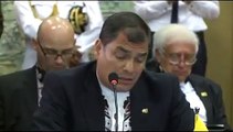 Declaraciones Presidente Rafael Correa en reunión Cuarteto de la CELAC - CHINA - BRASIL